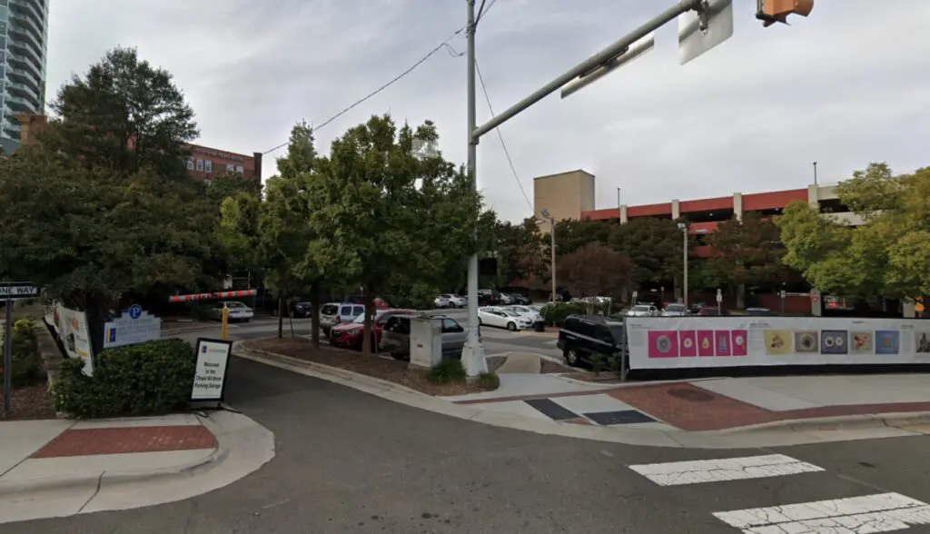 Photo of Chapel Hill Street parking lot