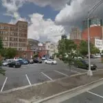 Photo of Corcoran Street parking lot