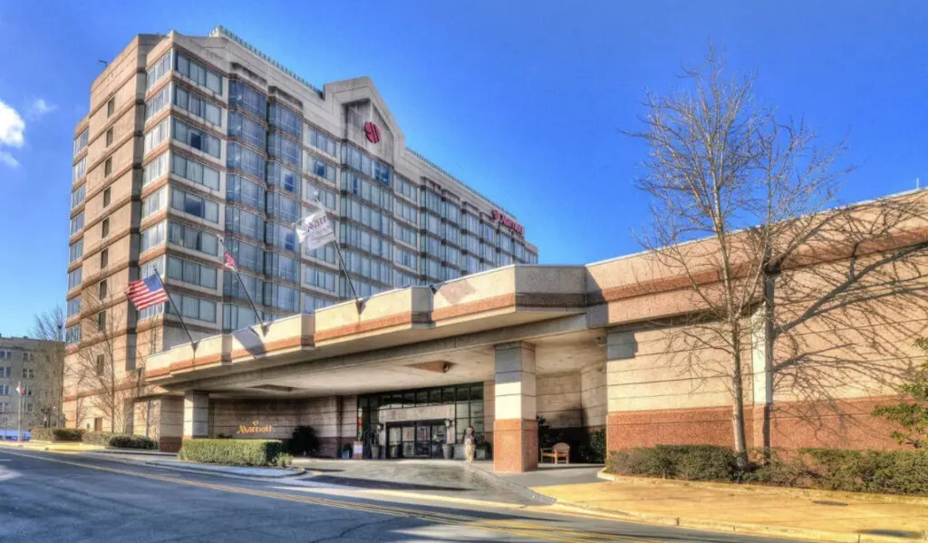 Exterior photo of Marriott Hotel