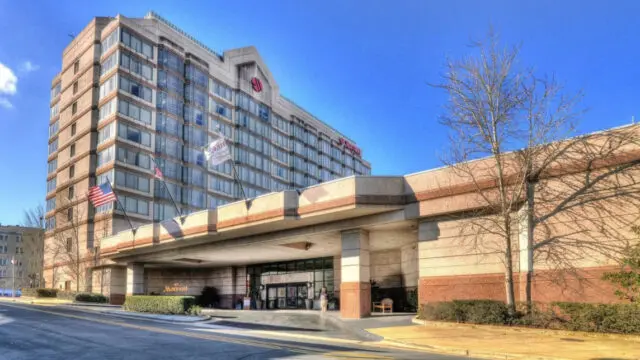 Exterior photo of Marriott Hotel