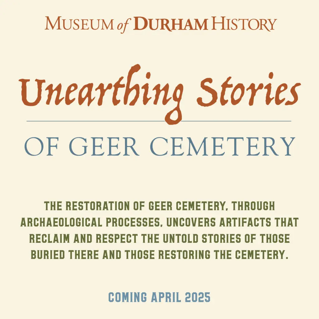 Exhibit Opening Night Event: Unearthing Stories of Geer Cemetery ...