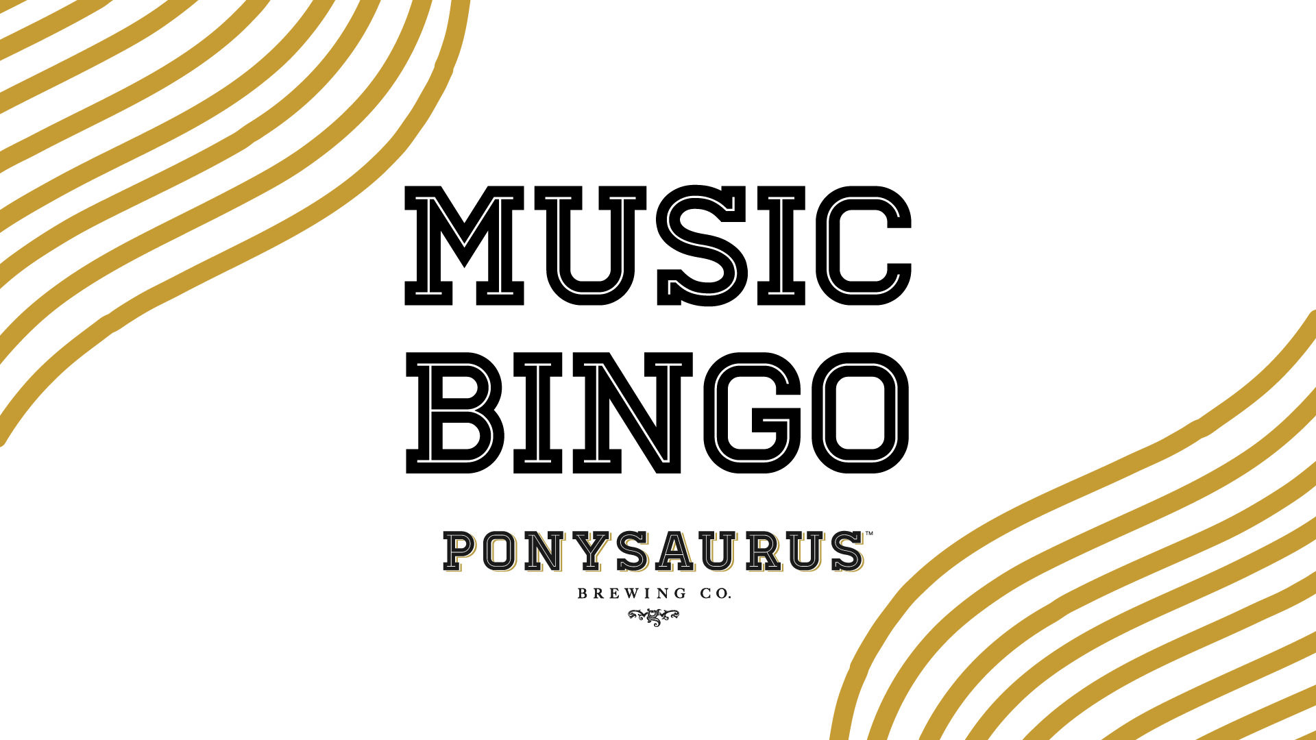 Music Bingo Wednesdays at Ponysaurus Brewing Co