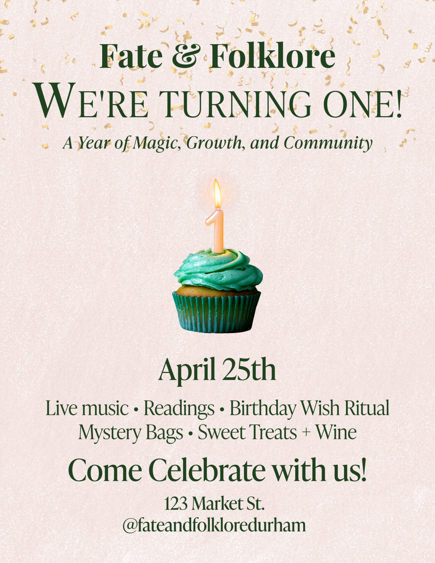 Fate & Folklore Birthday Bash Celebration