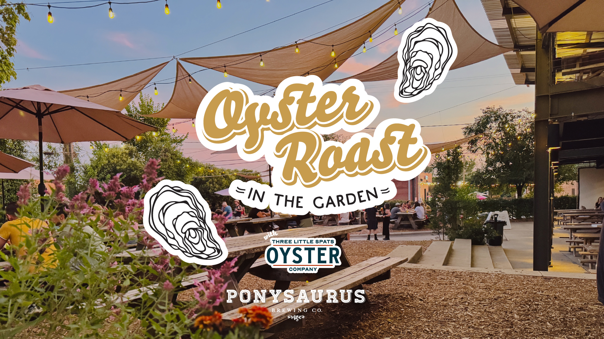 Oyster Roast at Ponysaurus Brewing Co.!