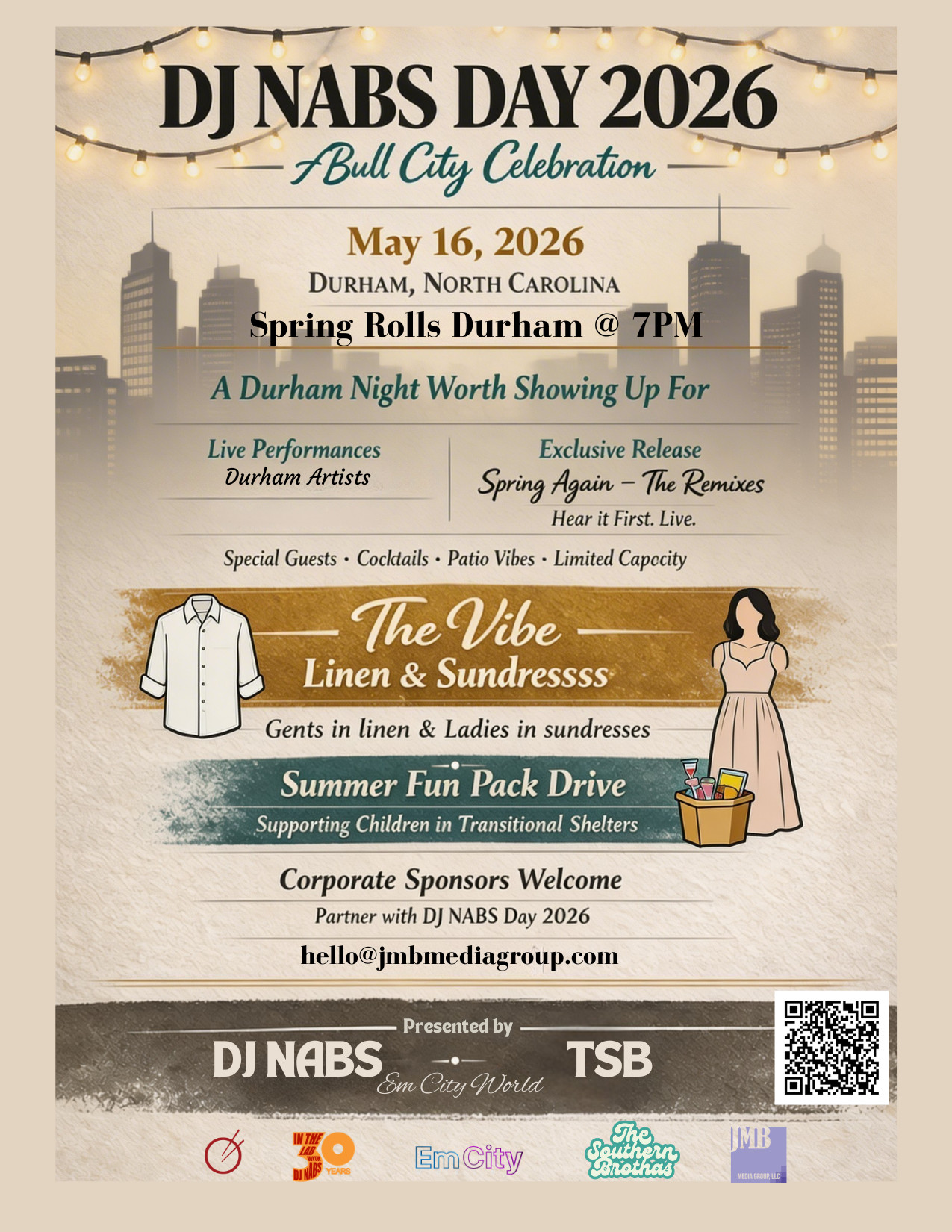 A Bull City Celebration on DJ NABS Day | Linen & Sundresses