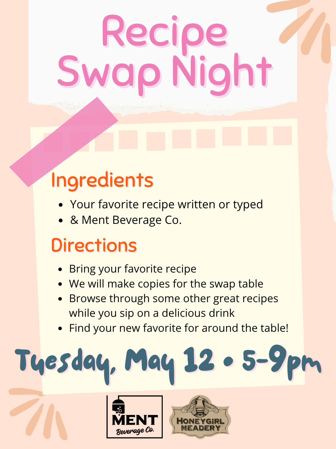 Recipe Swap Night!