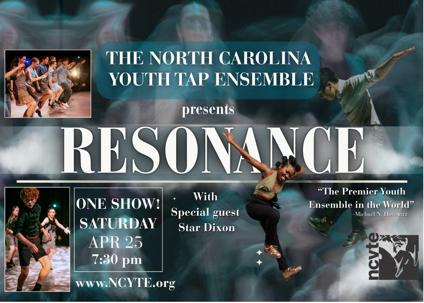 The NC Youth Tap Ensemble with guest Star Dixon at the Carolina Theatre
