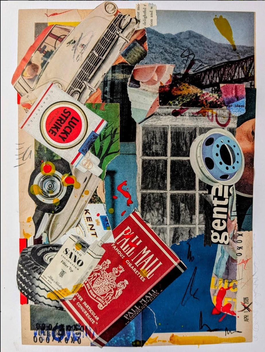 Martin Molloy Collage Art Opening