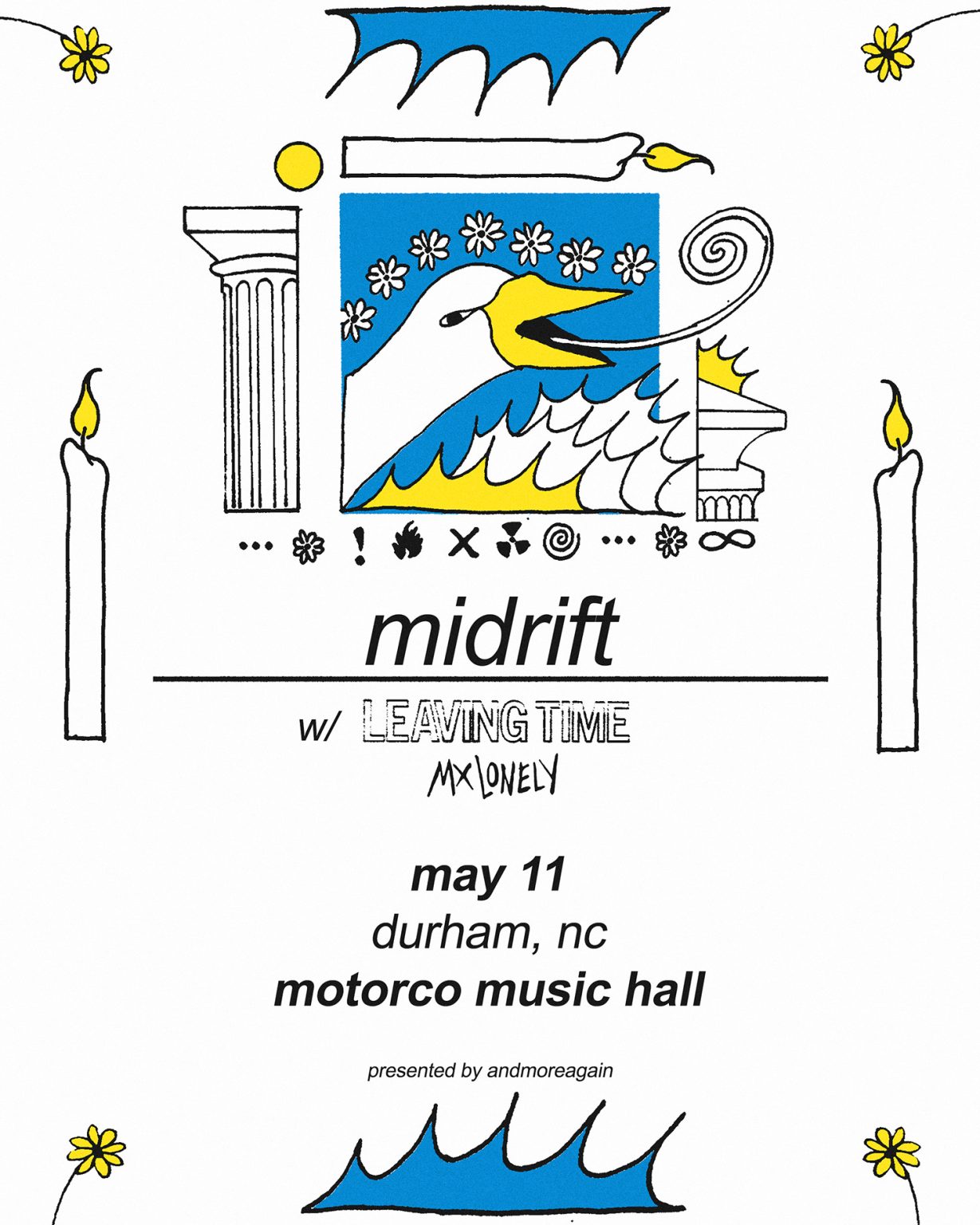 Live at Motorco: Midrift with MX Lonely and Leaving Time