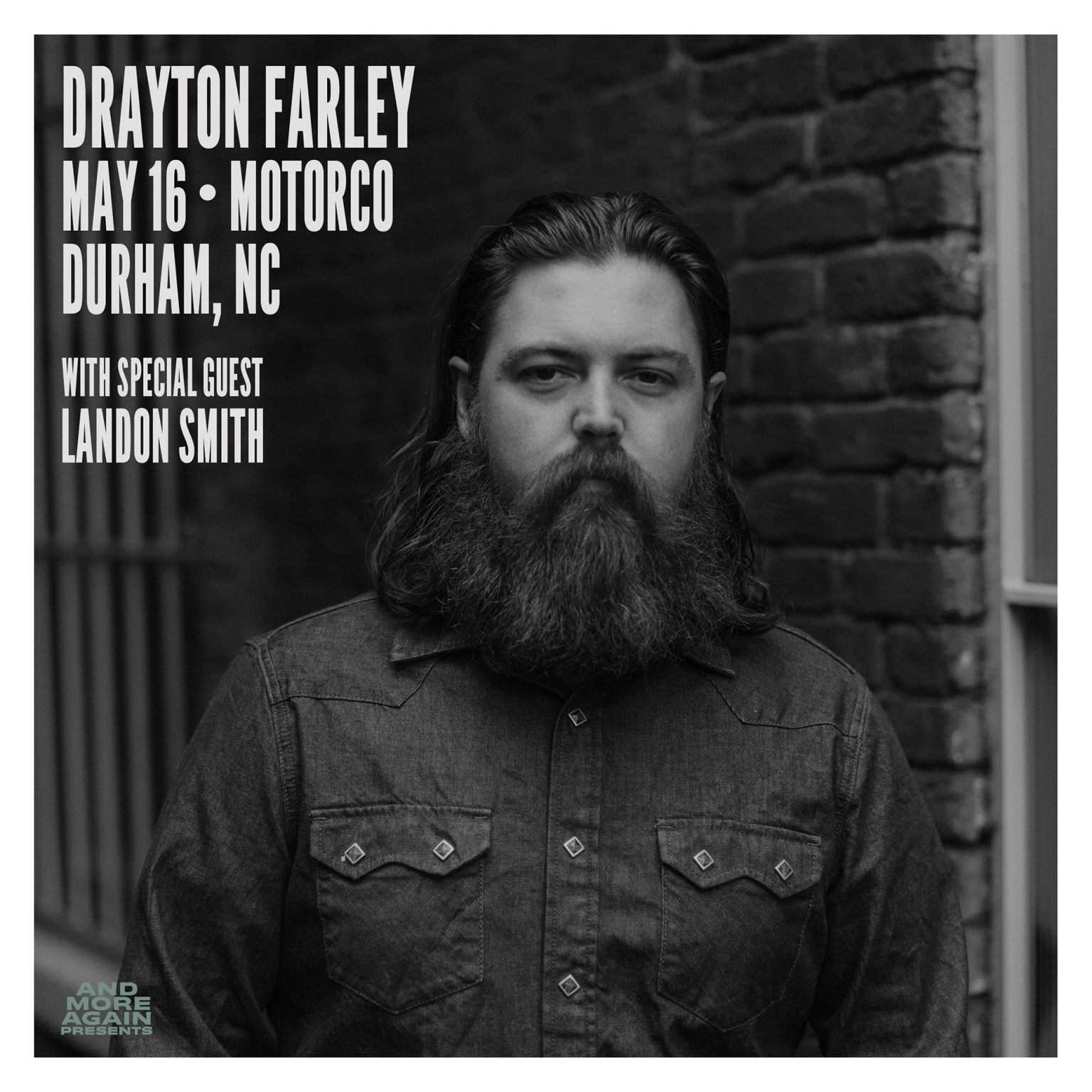 Live at Motorco: Drayton Farley with Landon Smith