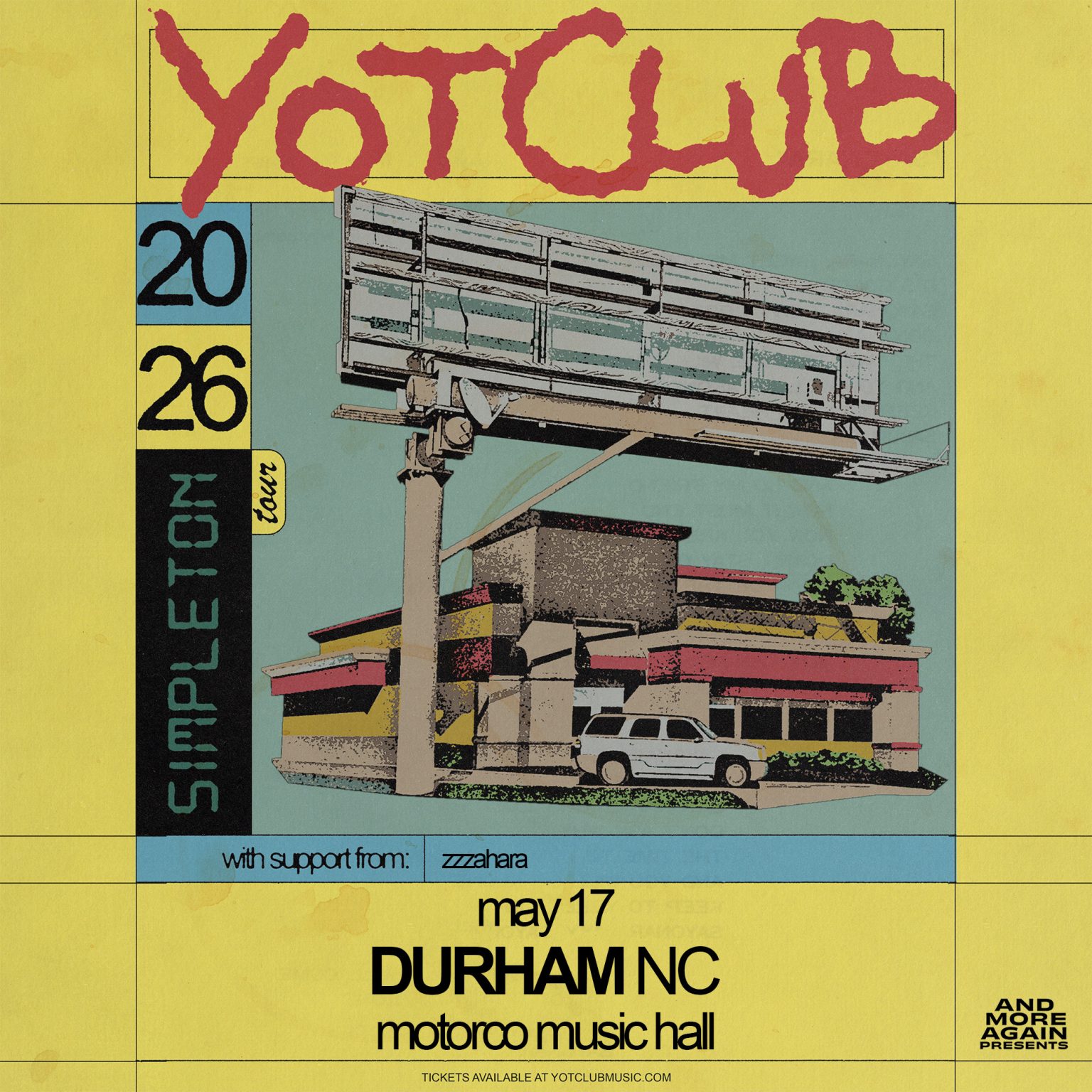 Live at Motorco: YOT Club with zzzahara