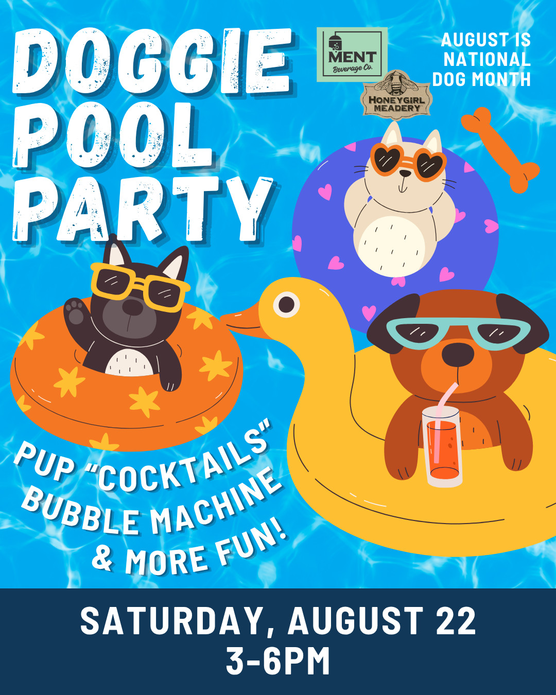 Doggie Pool Pawty