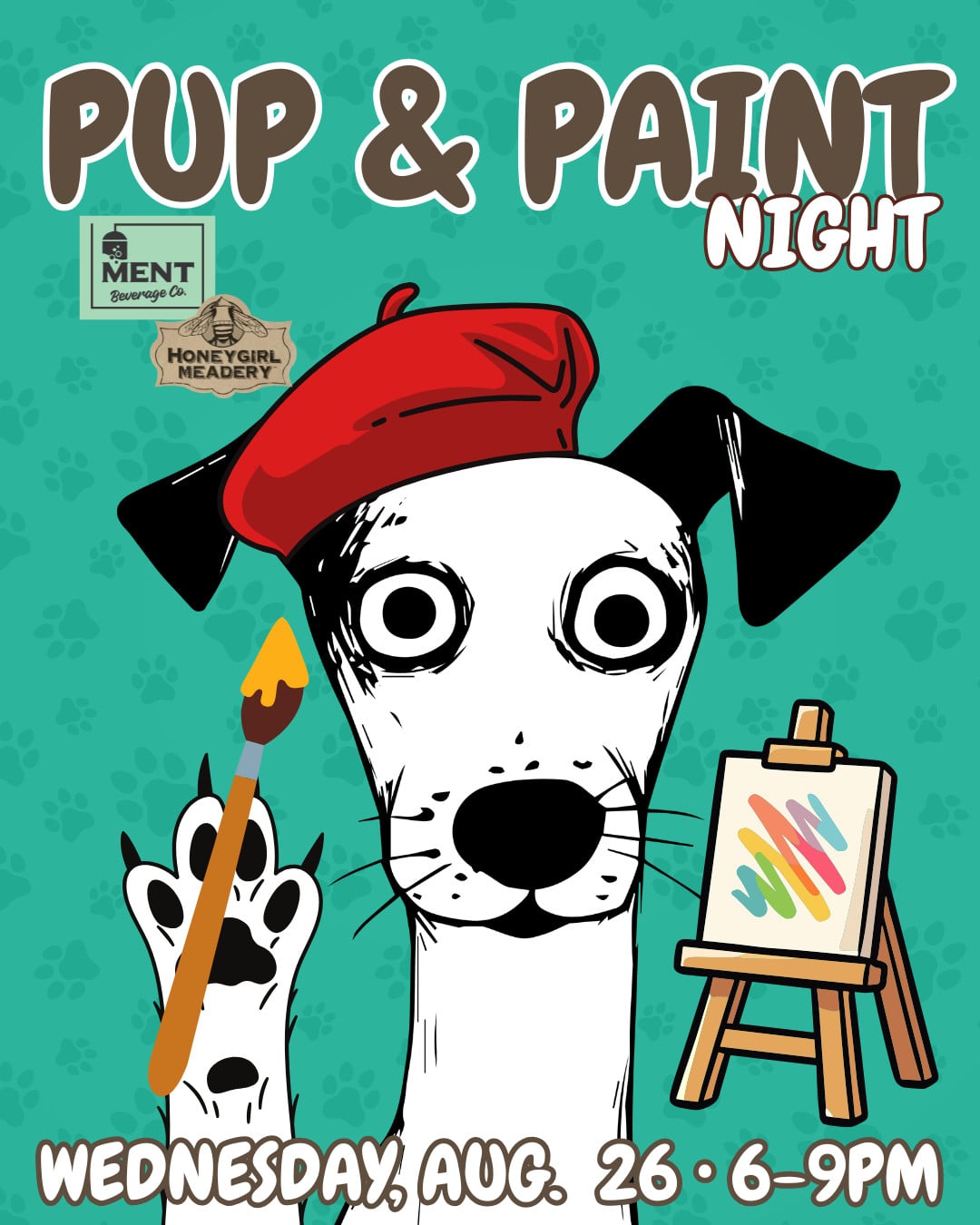 Pups & Paint Night