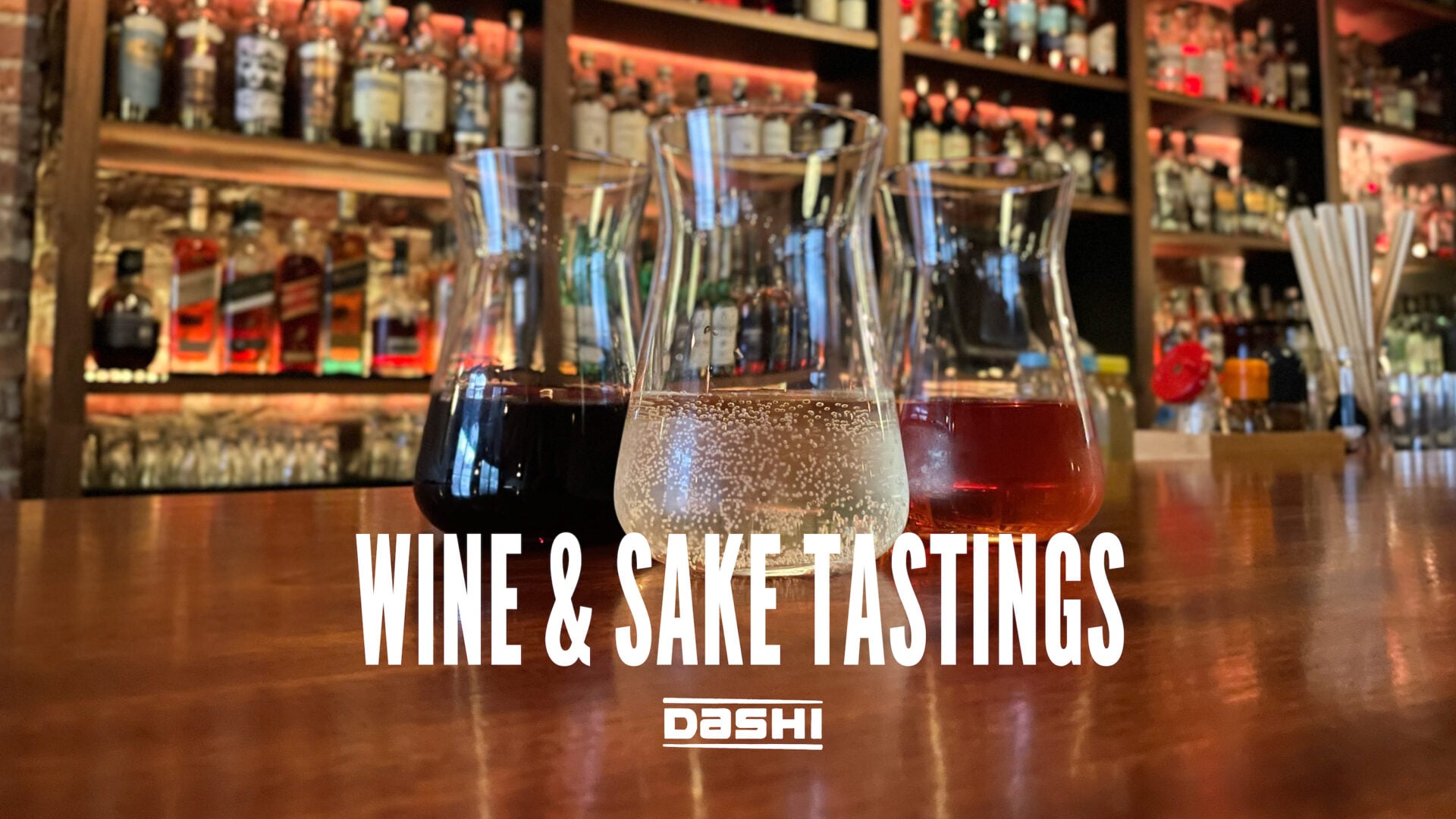 Free Wine and Sake Tastings at Dashi