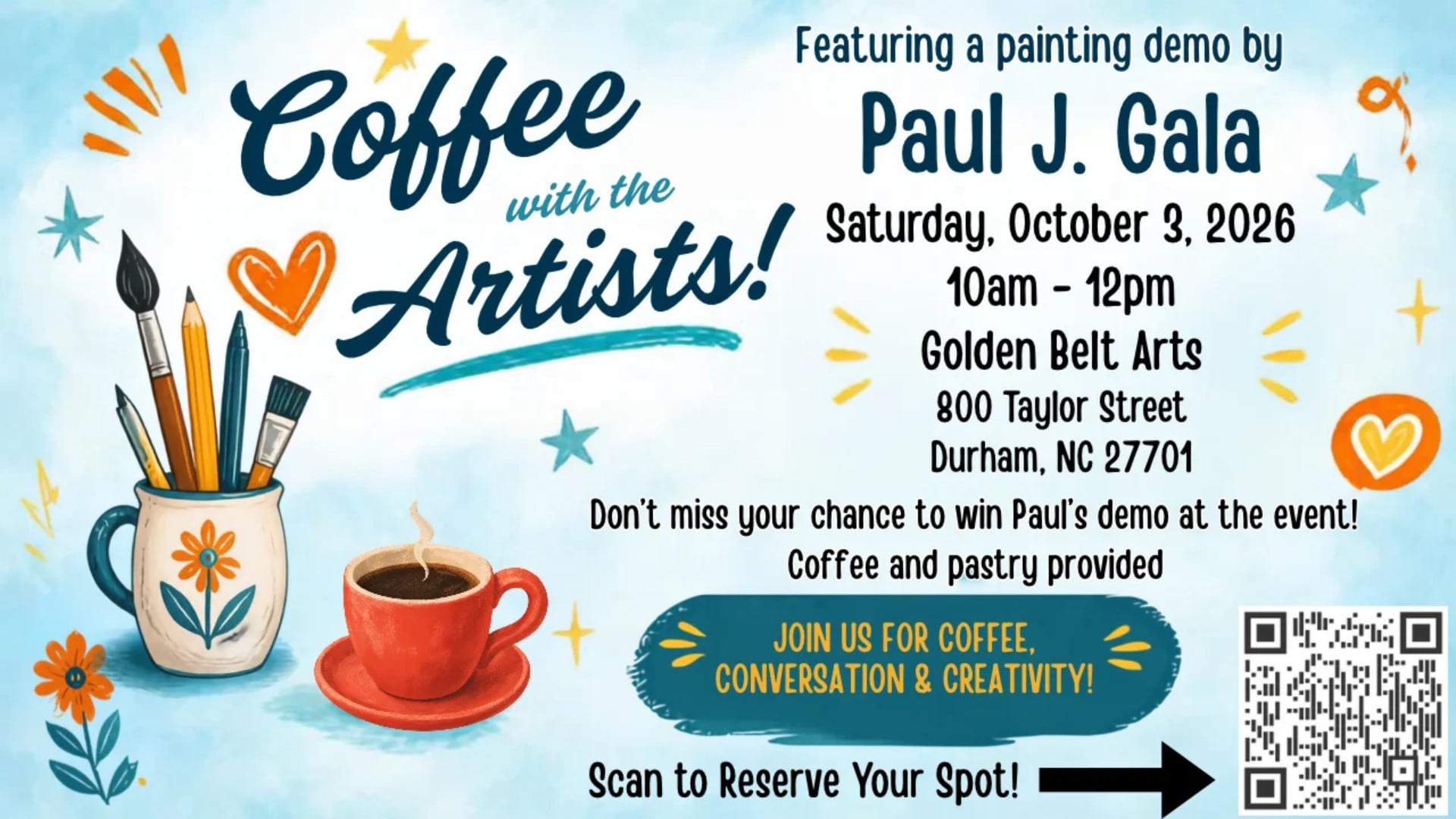 Coffee with the Artists