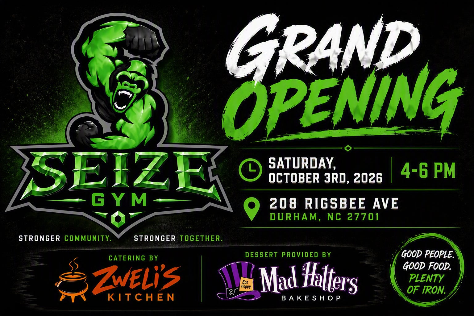 Seize Gym Grand Opening