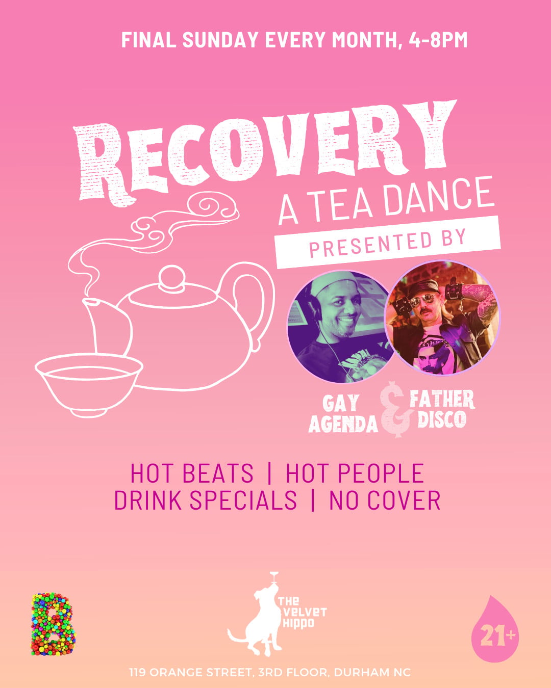Recovery: An Afternoon Tea Dance Party