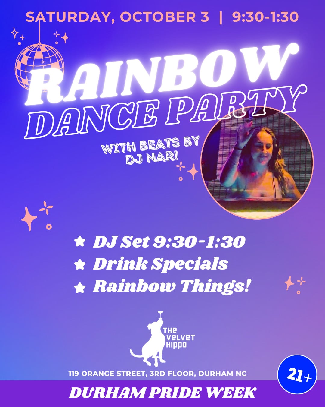 Rainbow PRIDE Dance Party with DJ Nar!