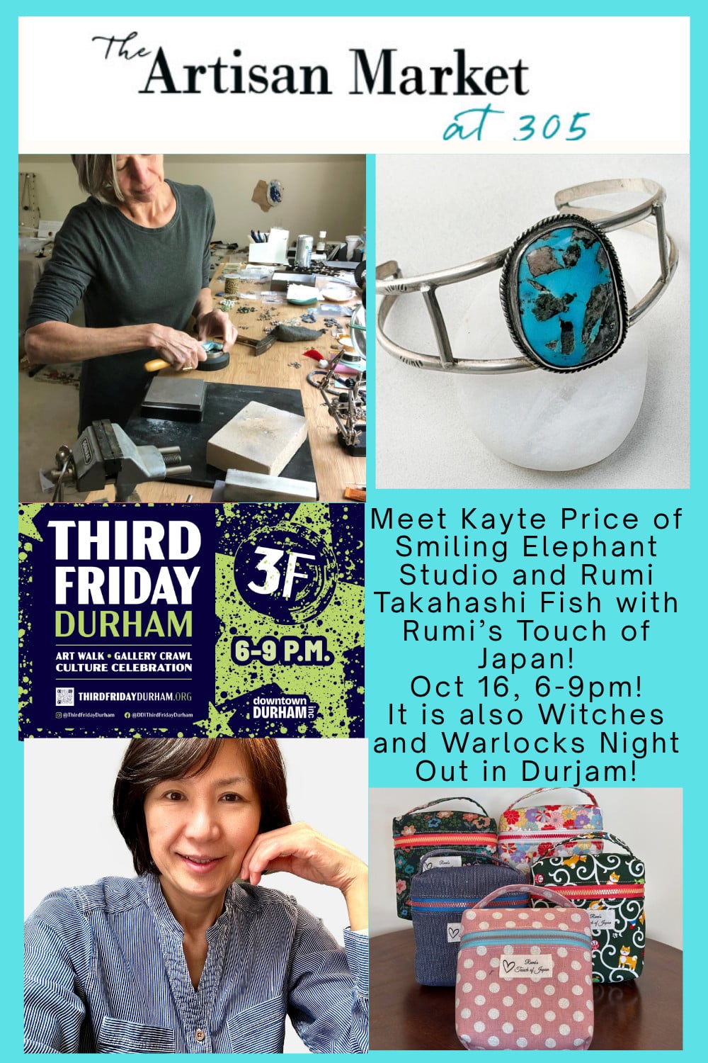 Third Friday with Smiling Elephant and Rumi’s Touch of Japan